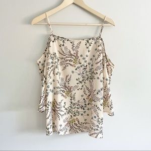 BAILEY 44 Cream Floral Off The Shoulder Tusk Top